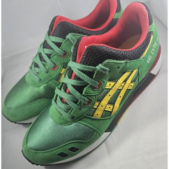 ASICS Gel Lyte 3 Carnival Pack JAMAICA.Men's Size 10.5